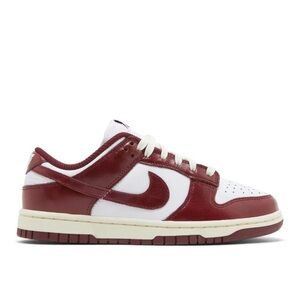 Women’s Nike Dunk Low Premium Shoes - Burgundy Size 6.5